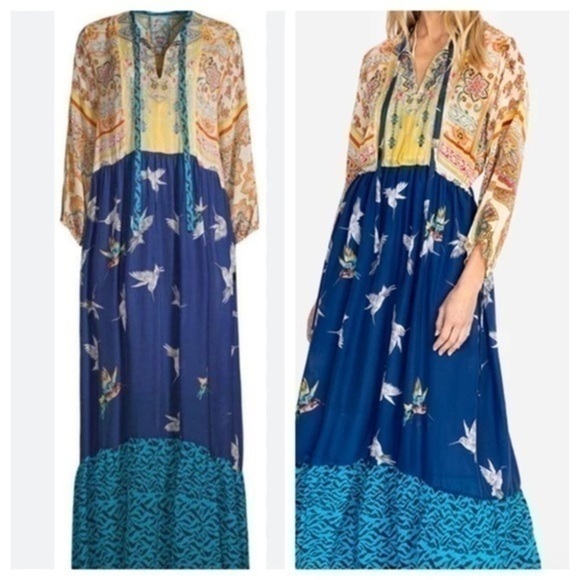 Johnny Was Cana dress NWT slip included (oversized) - Picture 1 of 9